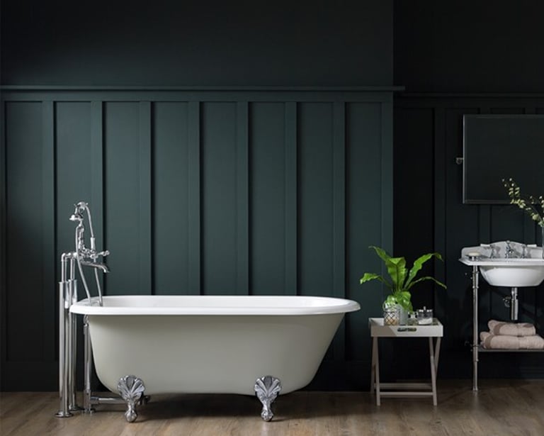 Wessex Claw foot bath 1525 x 761mm, without overflow, with White Quarrycast feet image