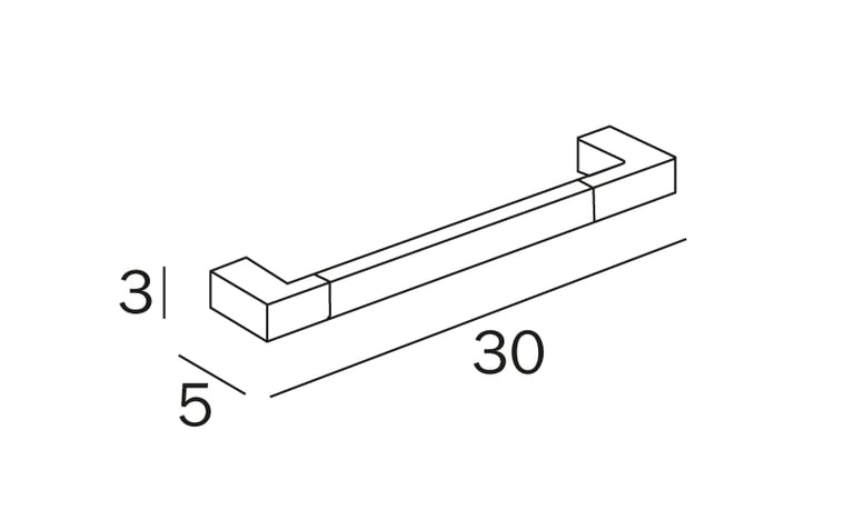 Lea Grab bar 150kg 30cm image