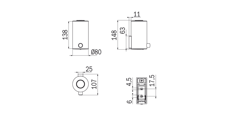 Inda Wall mounted Soap Dispenser image