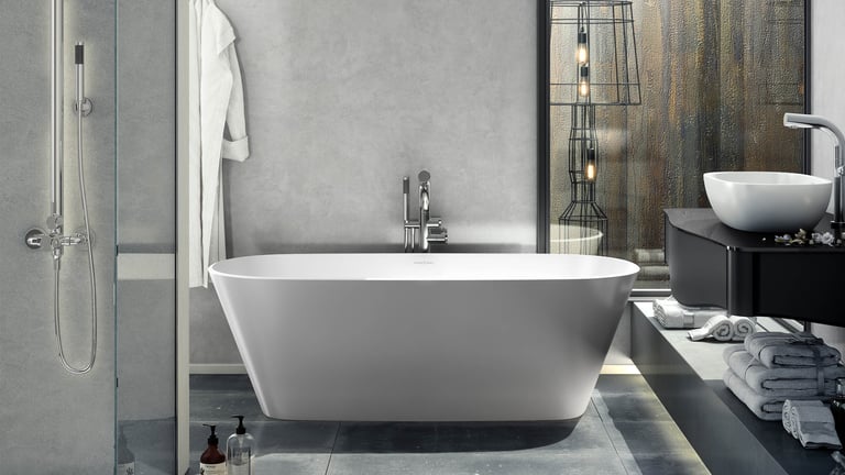 Vetralla Freestanding bath 1500 x 731mm, without overflow image