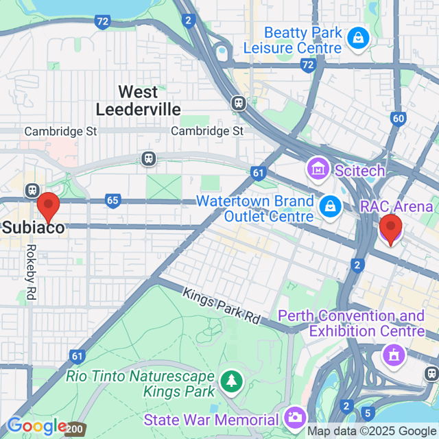 RAC Arena to Tomo Japanese Restaurant