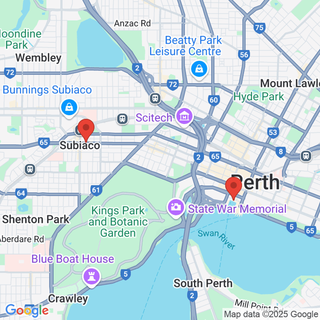 Elizabeth Quay to Tomo Japanese Restaurant