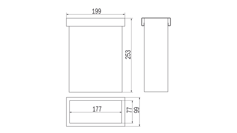 Indissima Waste Paper basket image
