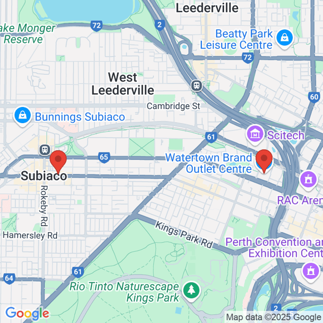 Watertown Brand Outlet Centre to Rokeby Florist