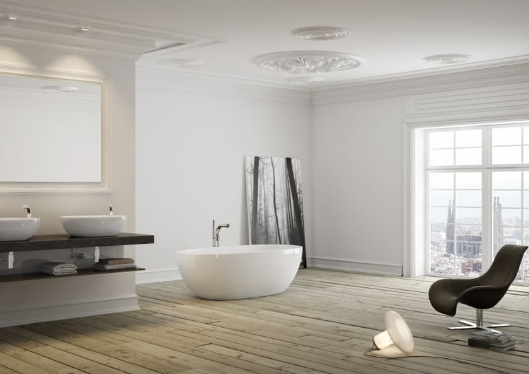 Barcelona Classic Freestanding bath 1785 x 854mm, without overflow, No Void under bath image