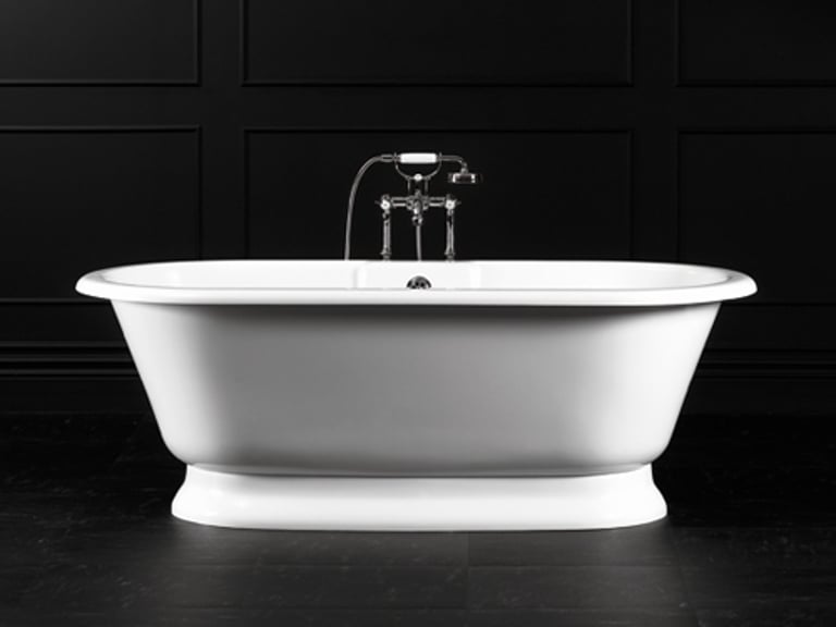York Freestanding bath with plinth 1742 x 799mm, without overflow image