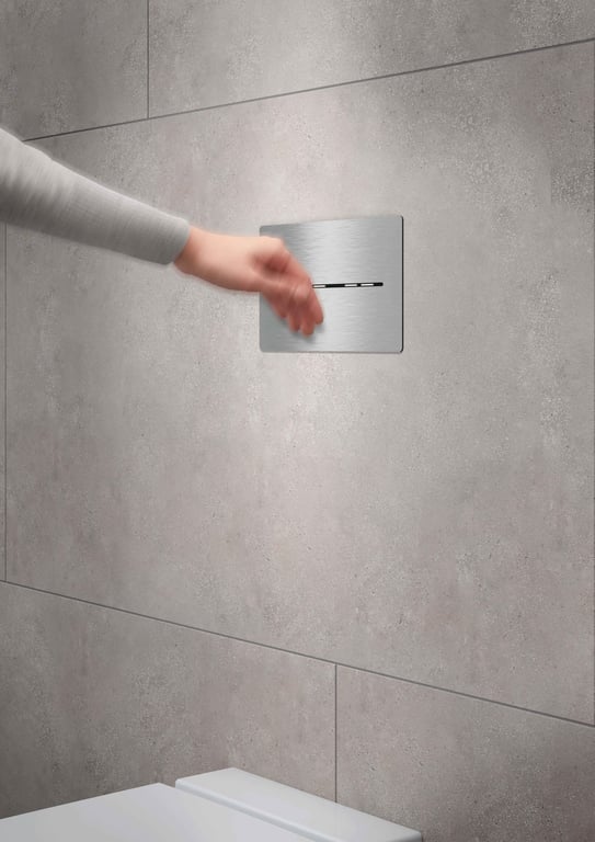 TECEsolid Electronic Flush Button - Matte Black image