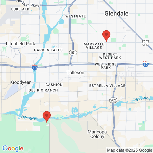 Phoenix Raceway to Mega Furniture - West Phoenix