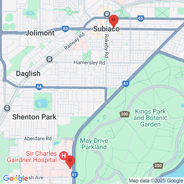 Perth Children's Hospital to Tomo Japanese Restaurant