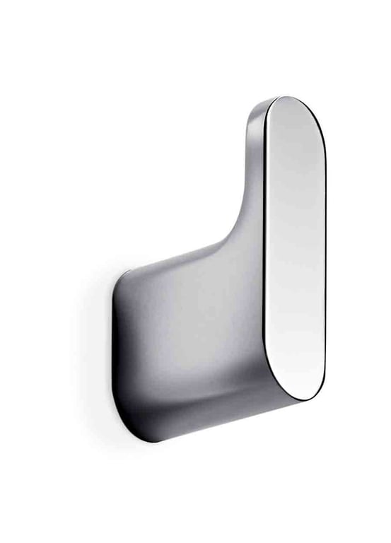 Mito single robe hook - Brushed Nickel image