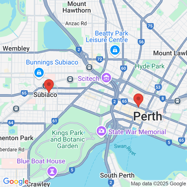 Perth Underground to Tomo Japanese Restaurant