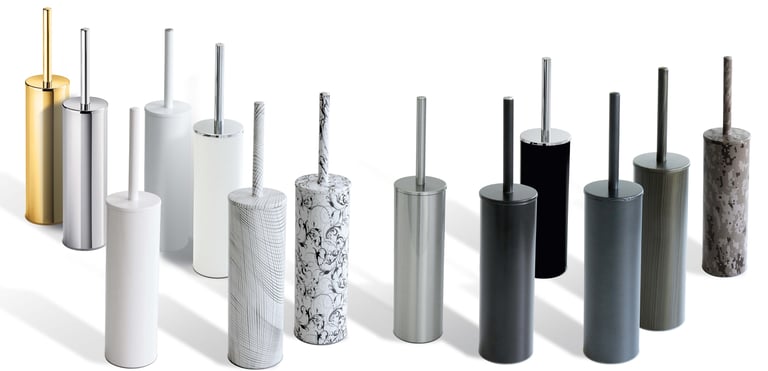 My Love Brushed Black Chrome toilet brush image