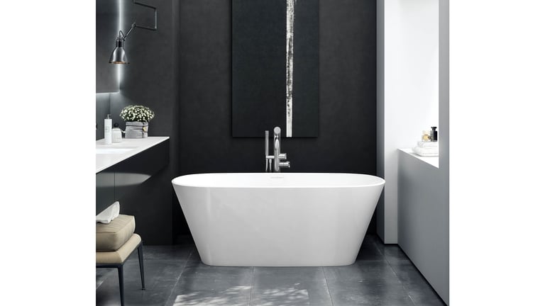 Vetralla 2 Freestanding bath 1650 x 731mm, without overflow image