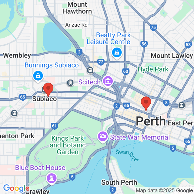 Perth to Tomo Japanese Restaurant