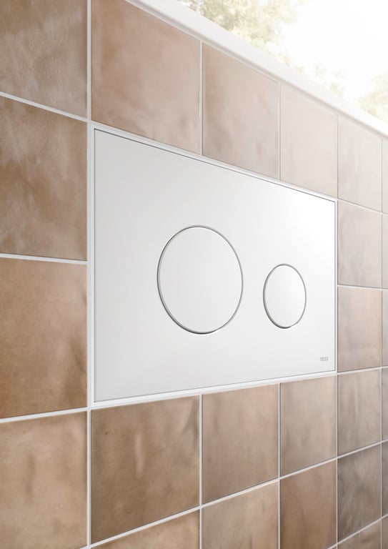 TECEloop ABS Flush button - Matte White image