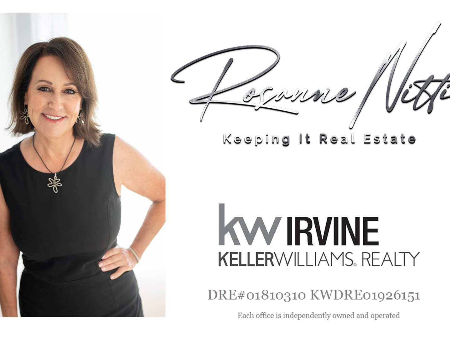 Keller Williams Irvine - Rosanne Nitti Realtor  The Nitti Group Real Estate