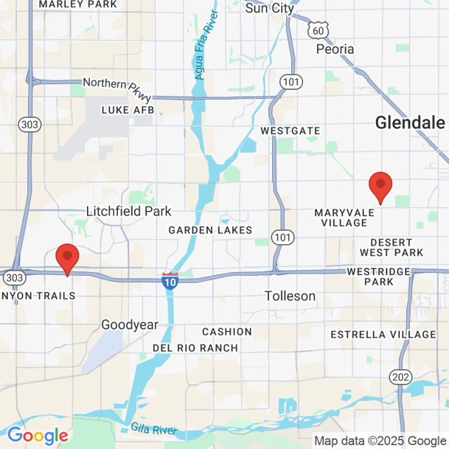 Walmart Supercenter to Mega Furniture - West Phoenix