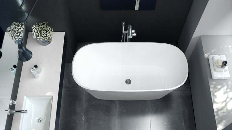 Vetralla Freestanding bath 1500 x 731mm, without overflow image