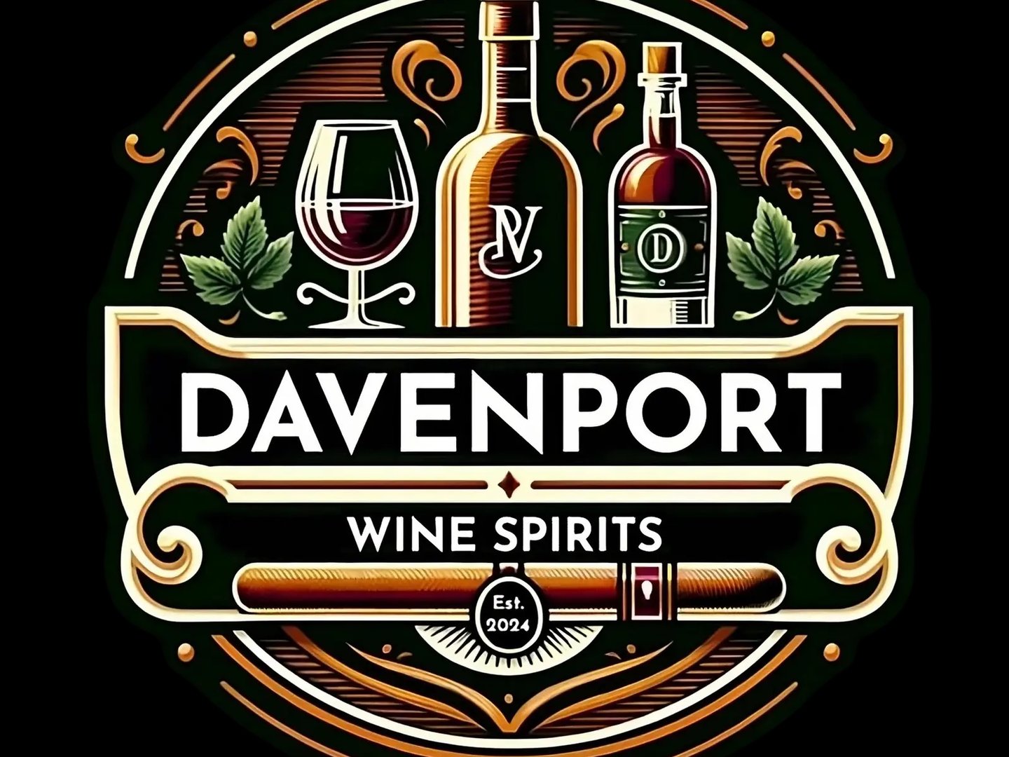Davenport Wine Spirits and Cigars logo