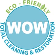 Wow Total Cleaning and Restoration logo || "logo"