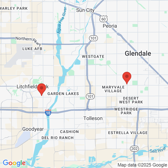 Estrella Mountain Community College to Mega Furniture - West Phoenix