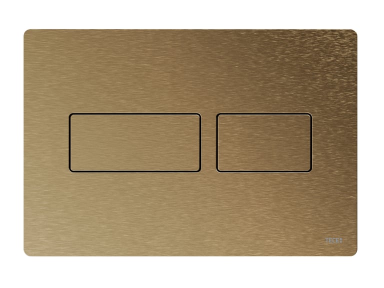 TECEsolid Flush Button - Brushed Bronze - Smooth image