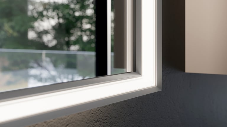 Inda Pirano Mirror with LED - 90cm image