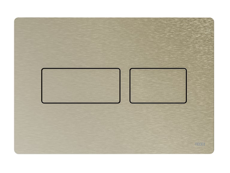 TECEsolid Flush Button - Brushed Nickel - Smooth image