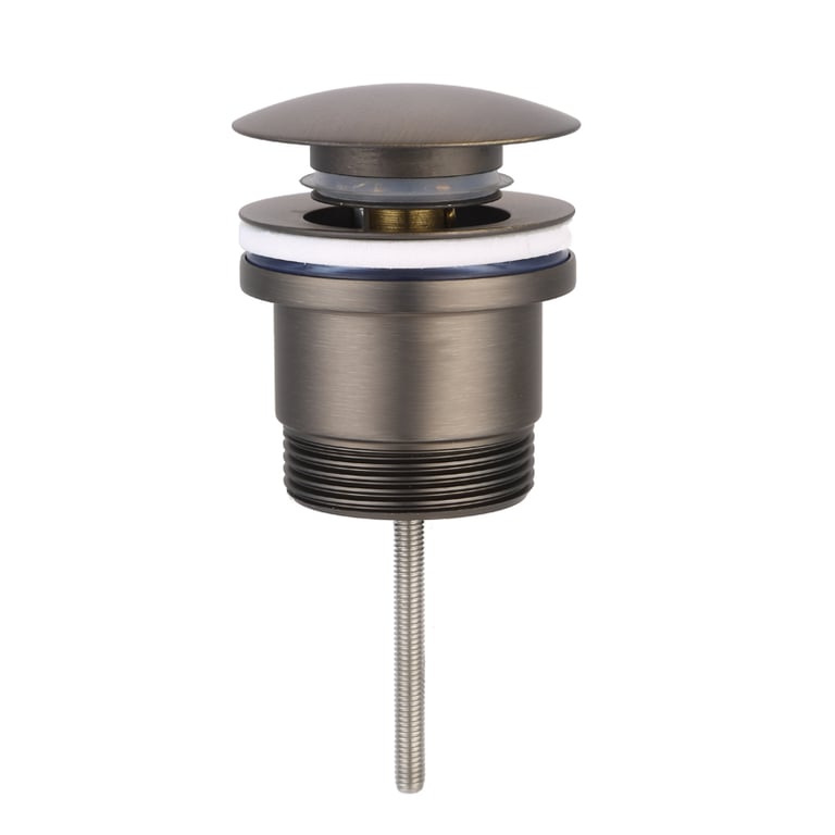 40mm Universal Push Pop Plug & Waste - Brushed Nickel image