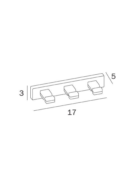 Lea Robe hook triple image
