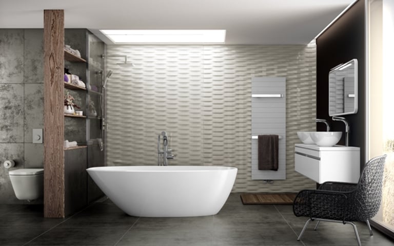 Mozzano Freestanding bath 1645 x 741mm, without overflow image