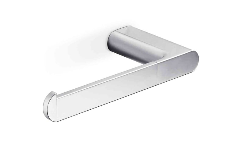 Mito toilet roll holder - Right - Brushed Nickel image