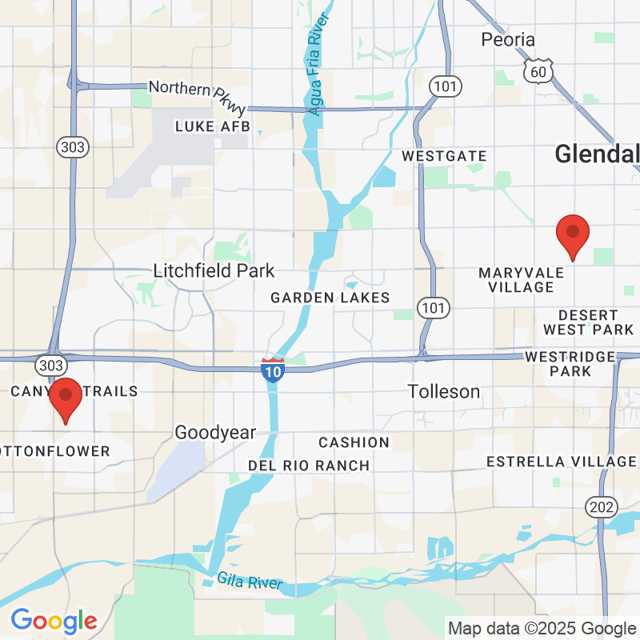 Target to Mega Furniture - West Phoenix