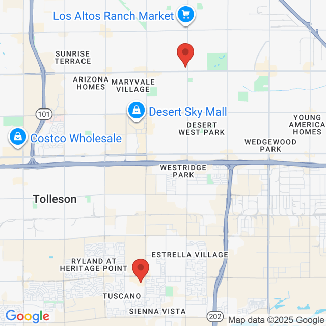 Walmart Supercenter to Mega Furniture - West Phoenix