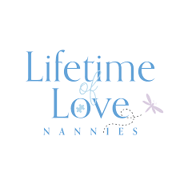 Lifetime of Love Nannies logo || "logo"