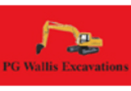 P G WALLIS EXCAVATIONS logo