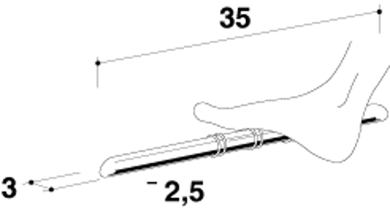 Hotellerie Foot rest for corner installation image