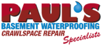 Paul's Basement WaterProofing logo || "logo"