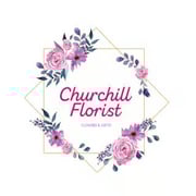 Churchill Florist - Solid logo || "logo"