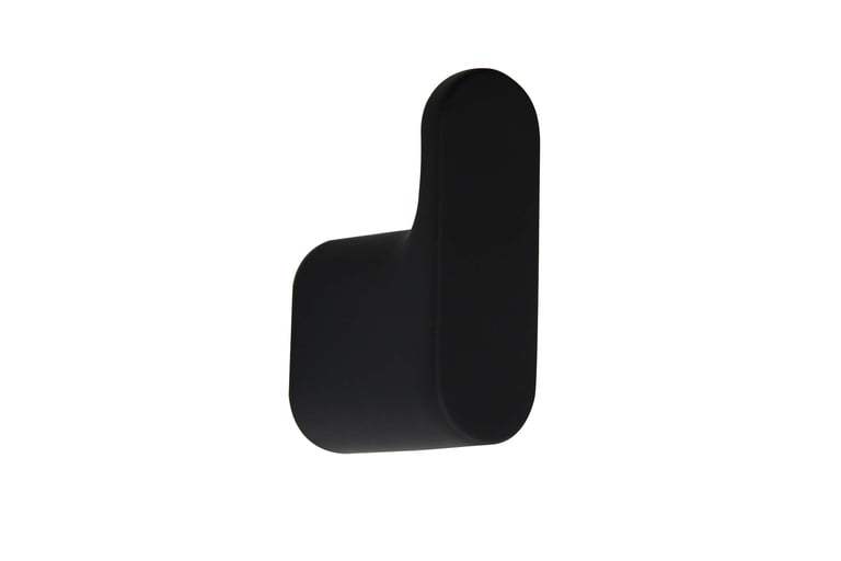 Mito single robe hook - Matte Black image