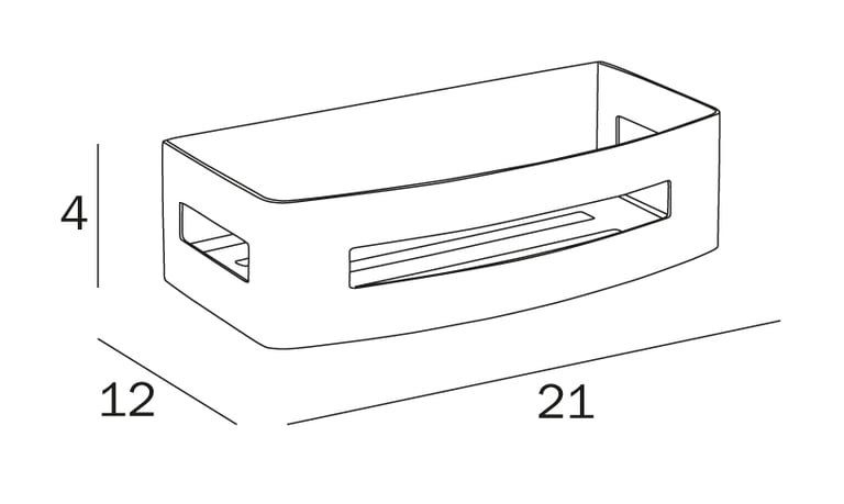 Inda Removable Deluxe basket image