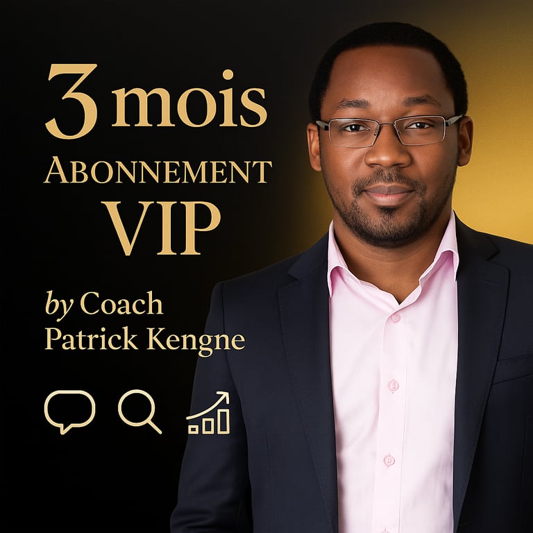 3 mois Abonnement VIP, by Coach Patrick Kengne