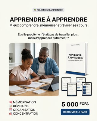 🧠 APPRENDRE À APPRENDRE : La méthode pratique pour mieux comprendre, mémoriser et réviser ses cours.