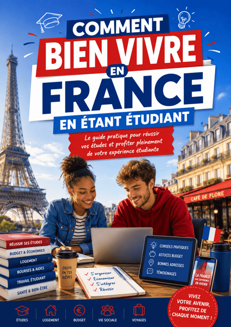 Étudiant étranger en France : le guide complet pour survivre et t'épanouir, logement, CAF, stage, budget et vie quotidienne
