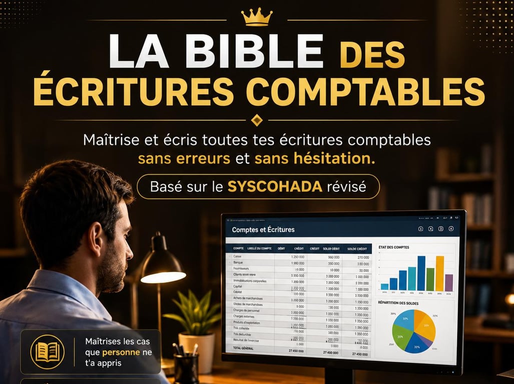 Maîtrise toutes tes écritures comptables même les cas complexes que personne ne t'a appris. 