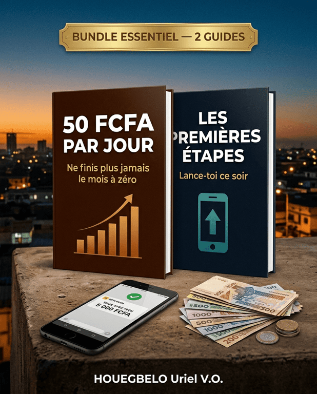 50 FCFA par Jour & Ton Premier Revenu en Ligne — Le Bundle pour Enfin Démarrer