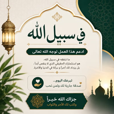 في سبيل الله تعالى