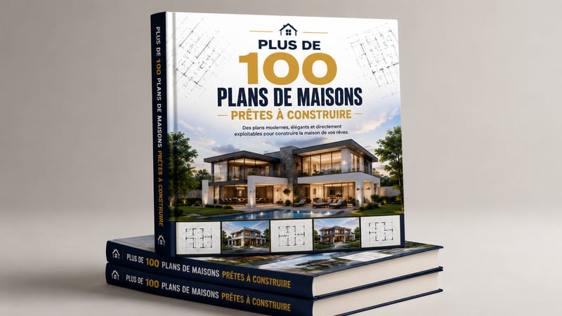 PLAN MAISON PREMIUM™: +100 Plans de Maisons Prêts à Construire