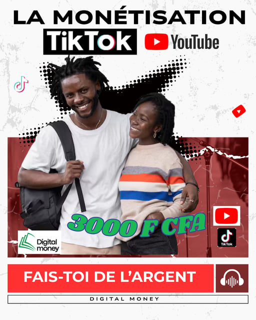 Monétisation sur TikTok et Youtube
