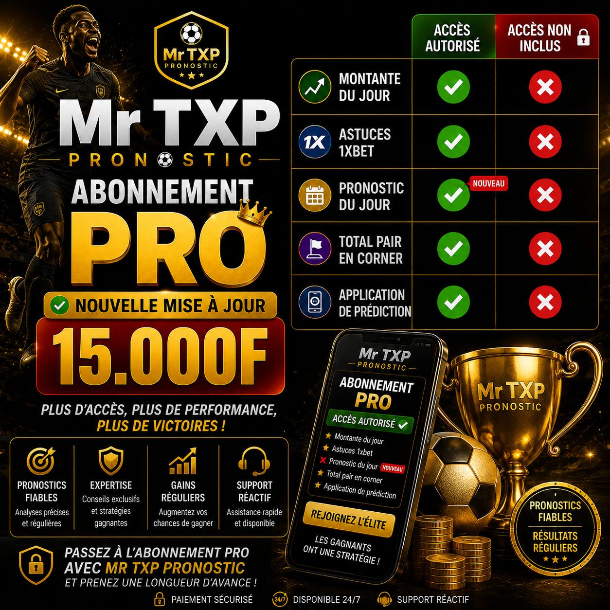 MISE A JOUR DU PACK STANDARD A 25K
